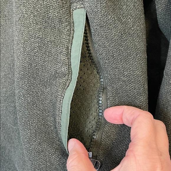 Patagonia Synchilla Polar Basin fleece Jacket army green women’s Sz L full zip - Picture 3 of 5